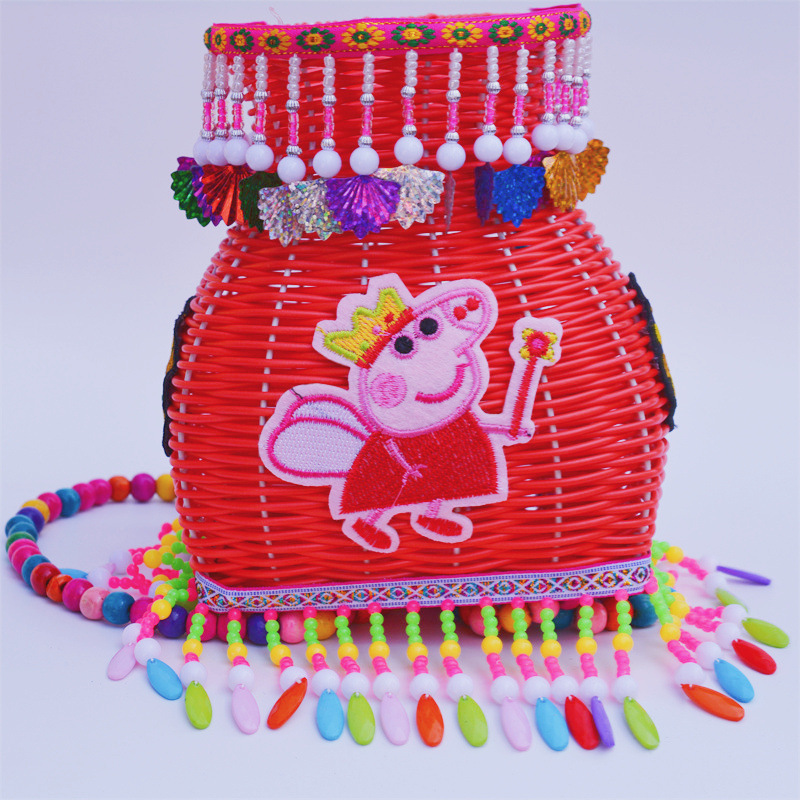 다채로운 등나무 전체 구슬 체인 스몰 사이즈