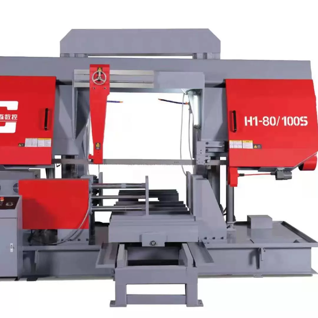 锯床 数控双立柱旋转卧式带锯床 龙门全自动金属带锯床 厂家批发