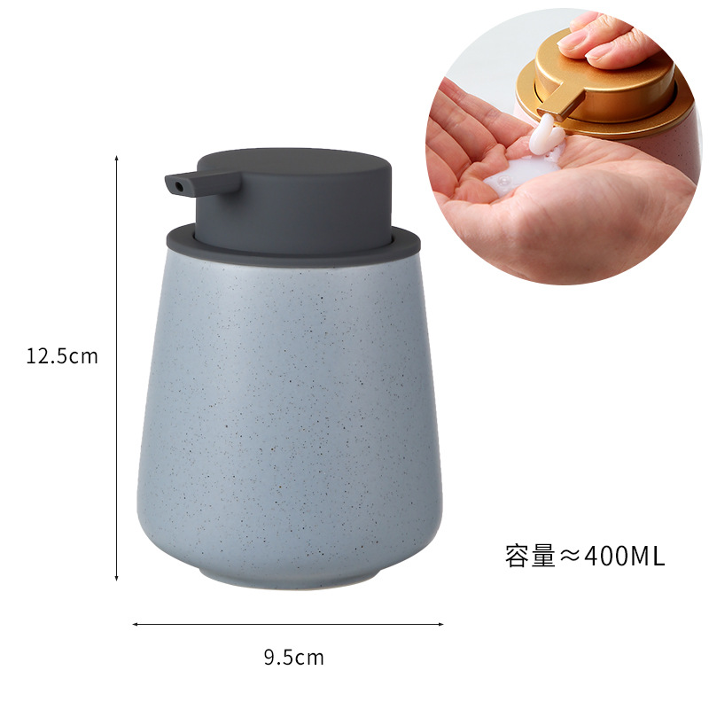 Loción gris cubierta geométrica redonda azul