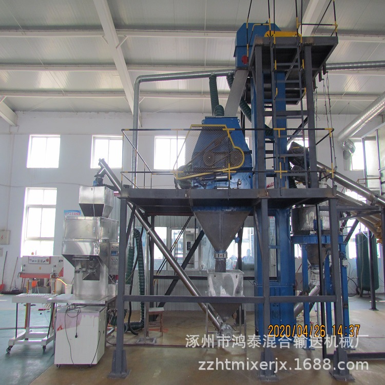 化肥设备-自动水溶肥加工设备 bb肥生产线， 无重力混合机