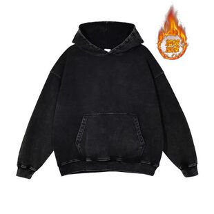 Hoody, fashionable solid color design hoodie for men and women, high street style, Korean style, trend of season