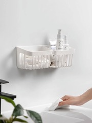 58C1廢棄洗臉巾收納盒放用過的擦臉棉柔潔面巾掛架二次收納壁掛置