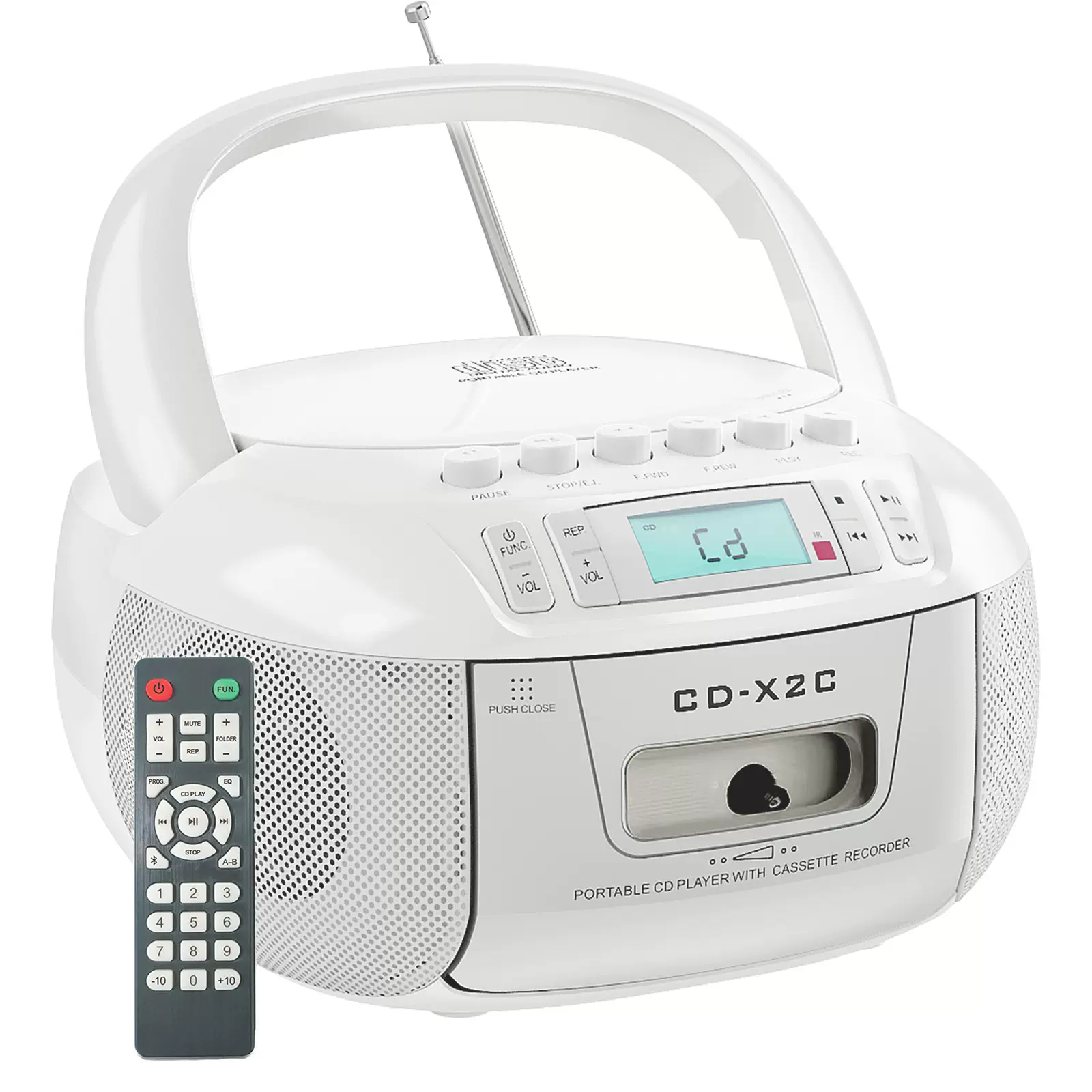 跨境磁带cd一体机录音机立体声蓝牙AM/FM收音机cd机磁带机播放器