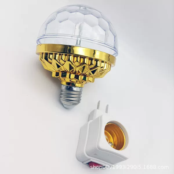 Colorful rotation lamp+square lamp holder