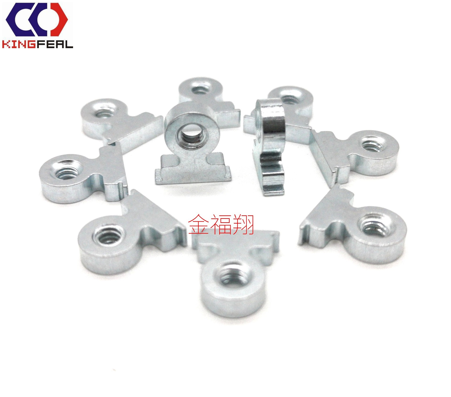 优质压铆直角扣、碳钢KF-RAS系列、不锈钢KF-RASS、铝材质KF-RAA