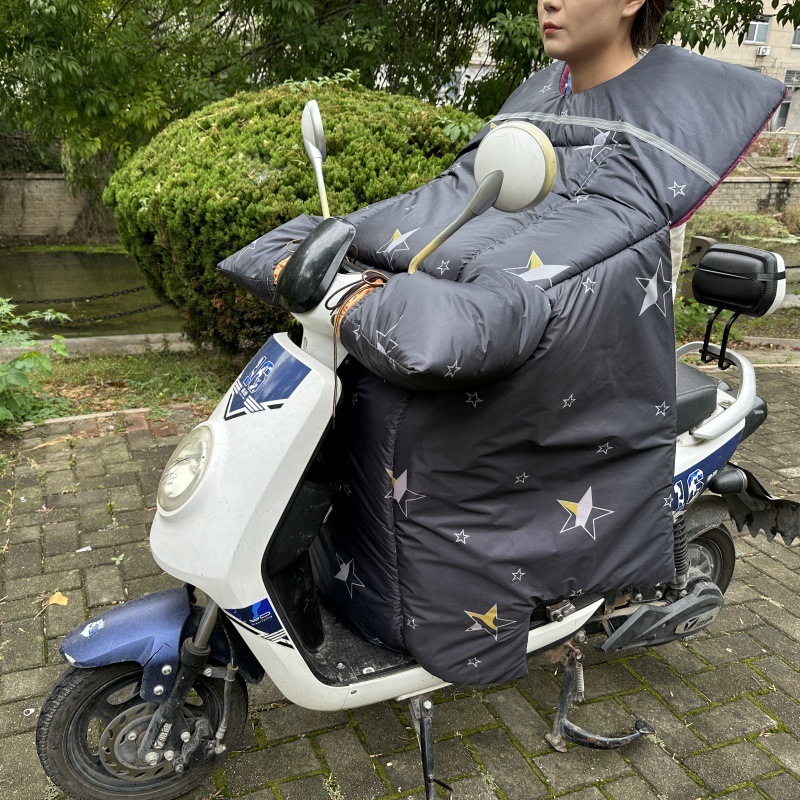 電気自動車の防風は冬にベルベットされて、電気自動車のオートバイのバッテリー保温オックスフォード布の防風カバーを厚くした|undefined