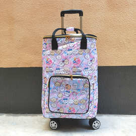 超市购物车保温拉杆买菜车行李专门收快递拉管车懒人购物拖车防水