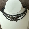 982 — двуслойный ошейник с бабочкой