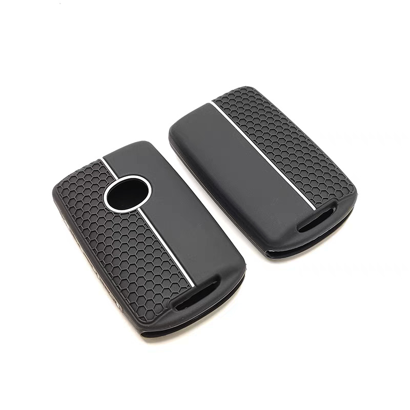 适用于马自达昂克塞拉次世代mazda3汽车智能卡硅胶蜂窝钥匙保护套