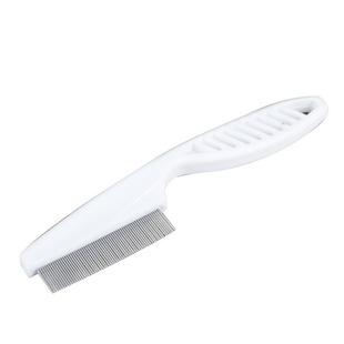 Cat Flea Comb, Cat Fine-Toothed Comb, Pet Straight-Line Dog Special Steel Comb to Remove Lice, Flea Comb for Long Hair