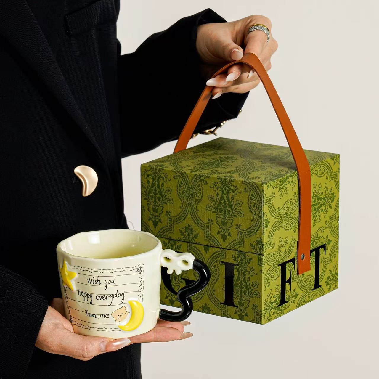 Tazas de niñas de alto valor facial, tazas de agua de alta calidad, regalos de mano, eventos de apertura, cajas de regalo para clientes. image 10
