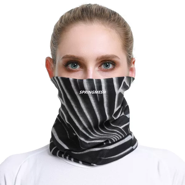 Outdoor sun protection and UV protection face mask for men and women, breathable neck protector, cycling neck gaiter, seamless magic headscarf