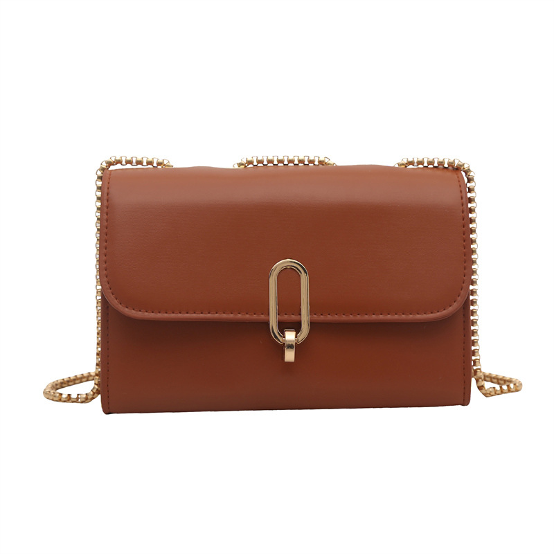 Bolsos de hombro de estilo coreano simple estilo de color sólido 2025 primavera ocio retro bolso de cinturón de bloqueo