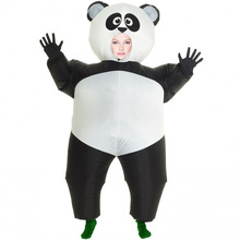 跨境亞馬遜外貿 可愛卡通熊貓充氣衣服人偶表演服裝道具cosplay服