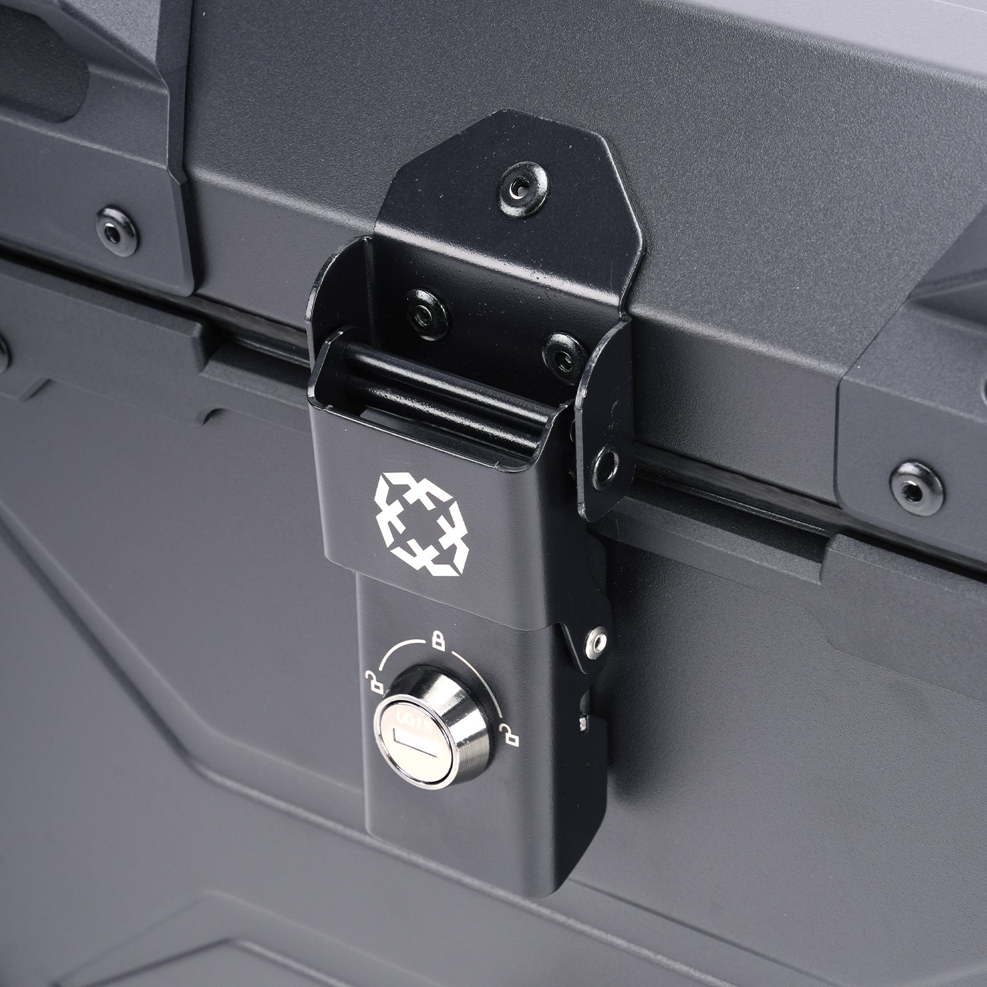 Motorcycle 45L Aluminum Alloy Tail Box Rear Luggage Box Electric Vehicle Scooter Universal Storage Box Large Capacity Wholesale