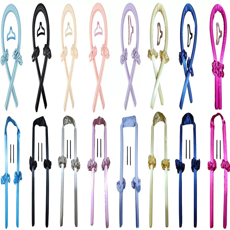 跨境懒人无热EVA橡胶卷发棒不伤发泡沫海绵卷发器大波浪睡眠卷发