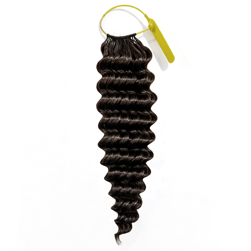 silla de crochet persona real tres generaciones sin plegado plumas extensión de cabello de crochet cabello onda profunda18 pulgadas venta directa image 6