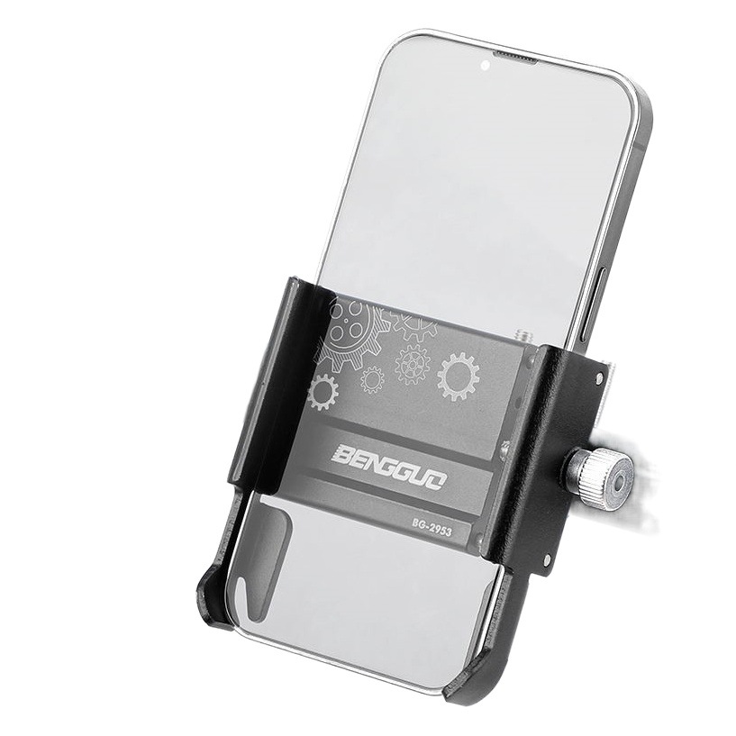 Bicicleta soporte de teléfono móvil aleación de aluminio clip de teléfono móvil motocicleta eléctrica para llevar jinete teléfono móvil soporte de navegación montar