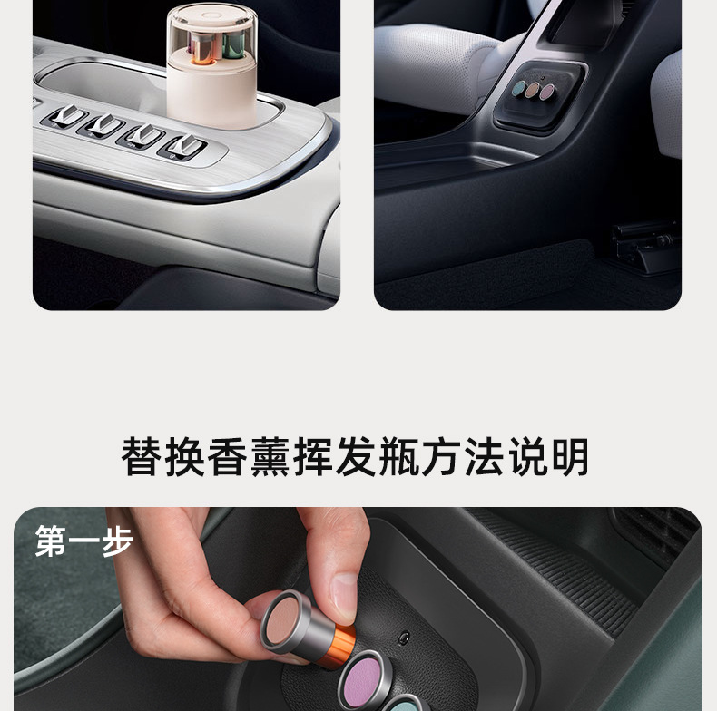 Suitable for Xiaomi Yu7/Su7 Car Aromatherapy Smart Fragrance Machine Replacement Core Fragrance Liquid Perfume Cup Holder Supplies