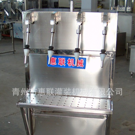 4头虹吸式灌装机 小型半自动红酒灌装机 葡萄酒灌装机