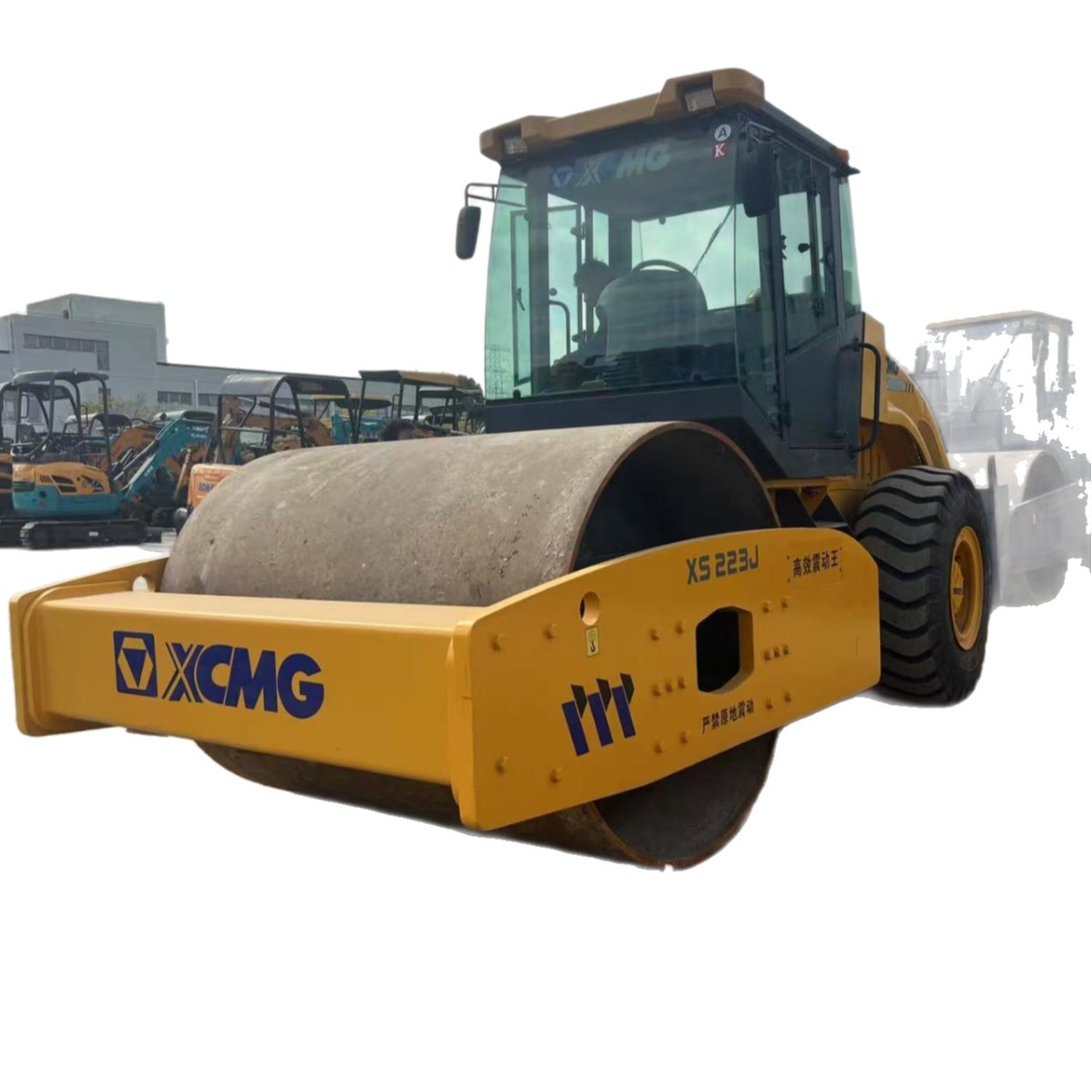 XCMG XS223 rodillo vibratorio de barra horizontal     22 toneladas de rodillos XCMG se pueden exportar a África
