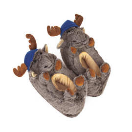 跨境新品Moose Slippers野牛潮鞋防滑秋冬家居保暖棉拖鞋秋冬