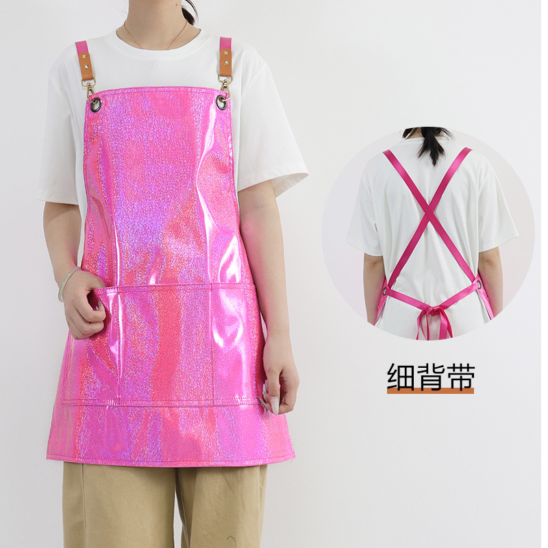 Correas cortas y delgadas de color rosa y mágico