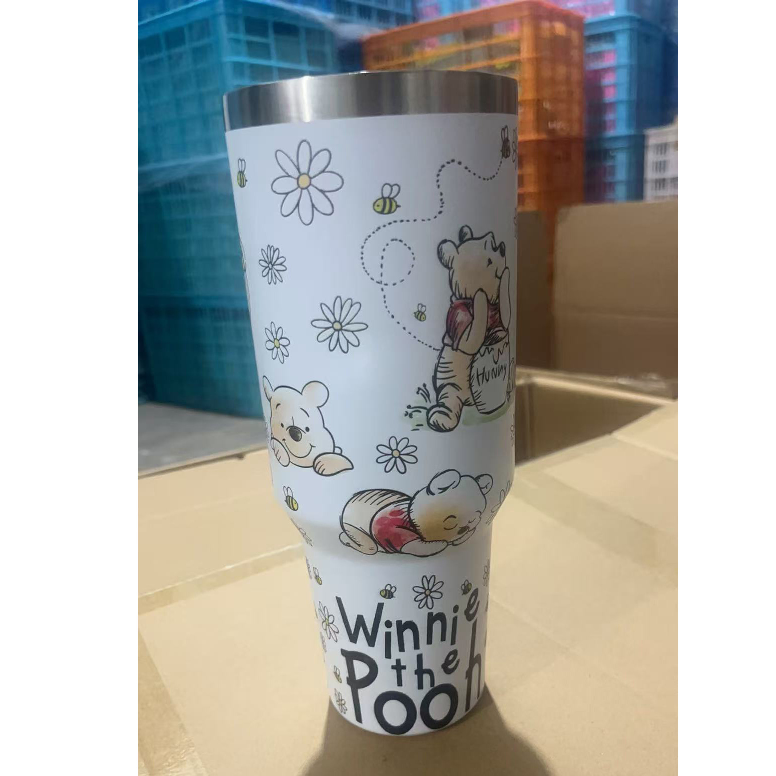 Al por mayor Stanley Stanley 304 acero inoxidable dibujos animados para automóviles Taza de aislamiento de hielo Taza de automóvil Taza de aislamiento de calor