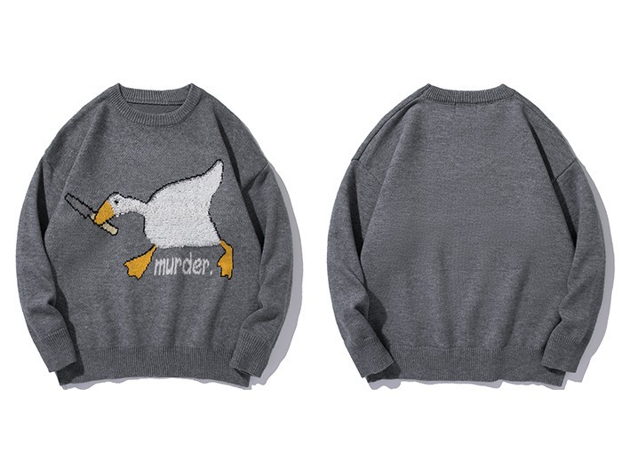 Couple's Autumn Top Grey