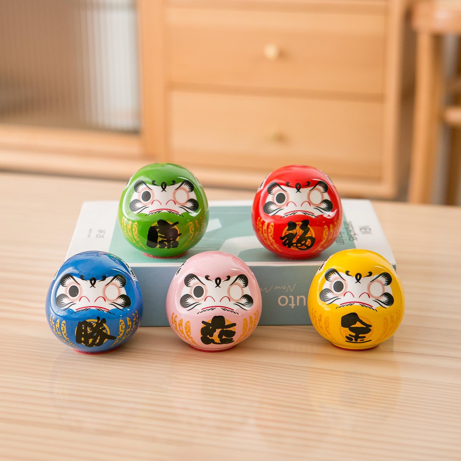 Creativo afortunado poco Damo decoración Damo huevo sushi restaurante apertura regalo decoración de entrada del Hogar