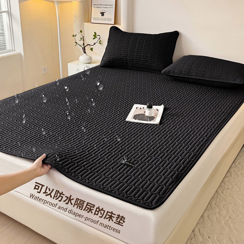 리사 방수 매트리스 패드 [블랙]