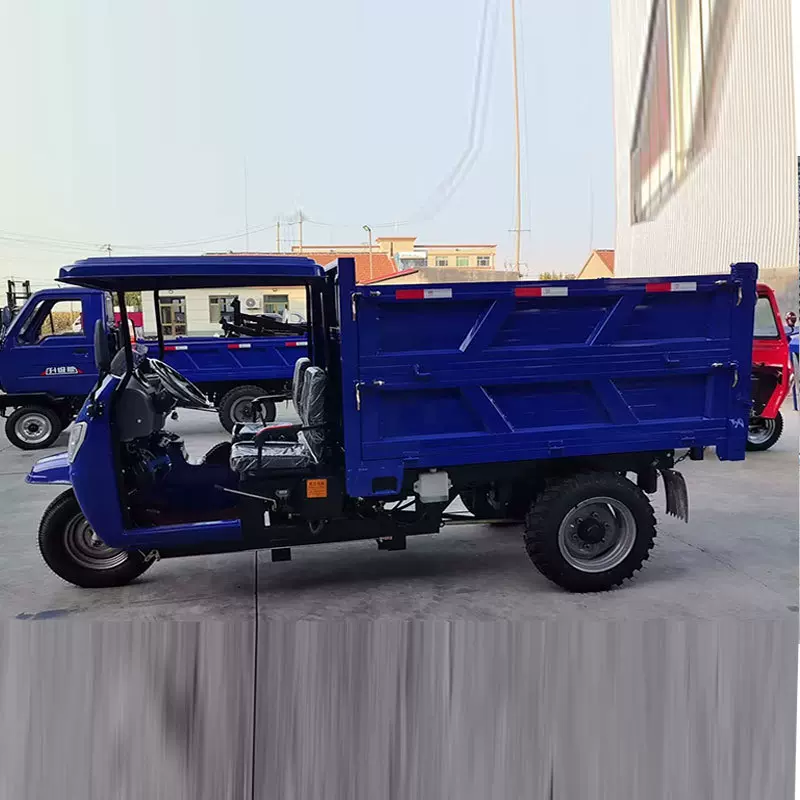 农用柴油三轮车载重运输拉货工程机械工地三马子翻斗车工程车