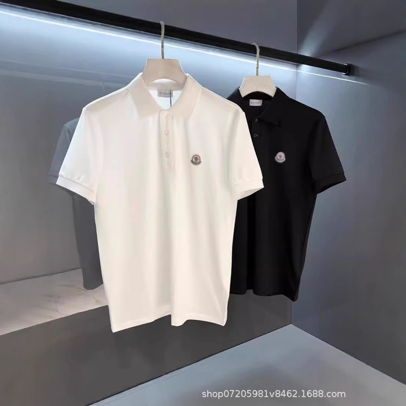 Cross-border Summer Mongolian K Men's Simple Embroidery Sewing Cotton Casual Short-sleeved Business Polo Shirt Cross-border Summer Mongolian K Men's Simple Embroidery Sewing Cotton Casual Short-sleeved Business Polo Shirt