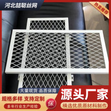 钢板网天花吊顶铝板网广告牌装饰网菱形吊顶网铁网吊顶展示货架网