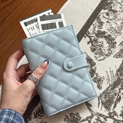 旅行パスポート収納バッグ高級防犯ブラシは財布カードを入れることができます。