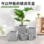 商场正方形植物工程花盆