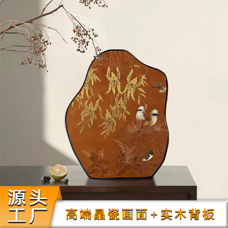 Vintage-Style Butterfly Desktop Decorative Painting, Retro Art Bedroom Wall Art, Niche Desktop Display Piece, Entryway Cabinet Ornament
