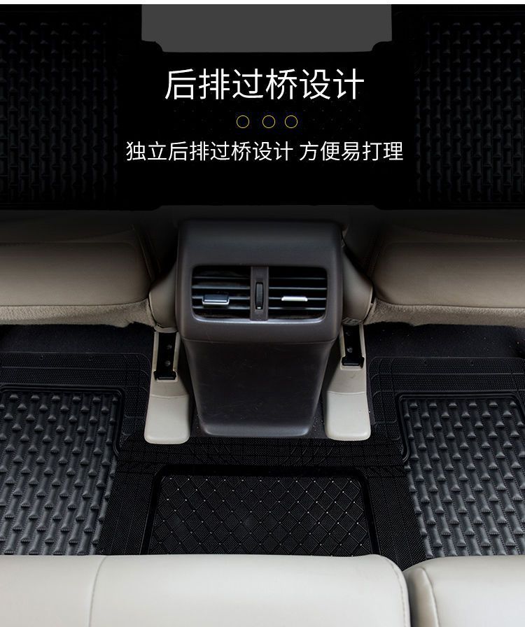 Factory direct universal car mats latex waterproof non-slip easy to clean can be cut silicone environmental protection main driving feet