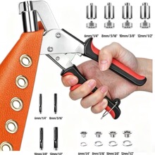 6/8/10/12mm换模具扣眼钳可换头气眼钳扣眼工具套装Grommet 工具
