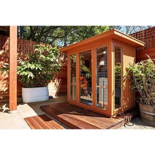 New Model Launched Modern Outdoor Sauna Panoramic Glass