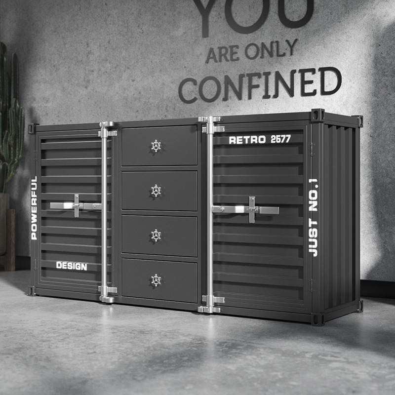 ワオ!インダストリアルスタイルのサイドボード、クリエイティブな壁掛け食器棚、収納キャビネット、リビングルーム収納コンテナデザイン、ティーキャビネット、ワインキャビネット