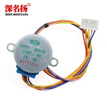 DC 5V 4��5�����M늙C 28YBJ-48 28BYJ48 �p�ٲ��M늙C 25CM