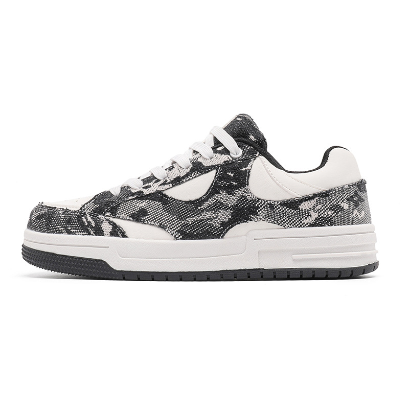 InShuang Zapatos blancos casuales, nicho original para hombres y mujeres, primavera y verano, nuevos zapatos de skate para parejas, zapatos deportivos universales del campus