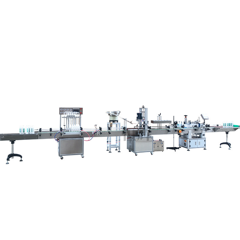 Máquina de llenado de líquido automático de aceite de alcohol blanco perfume cosmético bebida agua de vidrio repelente de mosquitos tinta cuantitativa