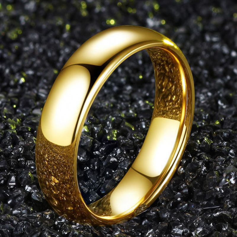 골드 글로시 링【T 01】-US 사이즈 6 권장 40-47.5kg