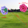 8cm foam PE simulation rose with pole and docked fake flower wedding wedding candy box accessories DIY hand holding flowers