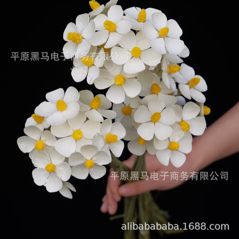 Dried Violet Flowers, Everlasting Flowers, Artificial Flower Bouquet, New Materials, Diy, Amazon, Cross-Border, Home Decoration