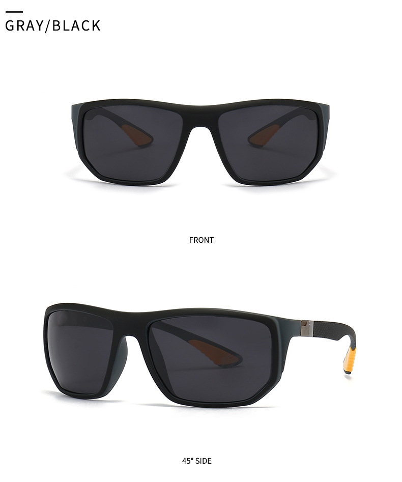 Classic Style Solid Color Pc Square Full Frame Men's Sunglasses display picture 1