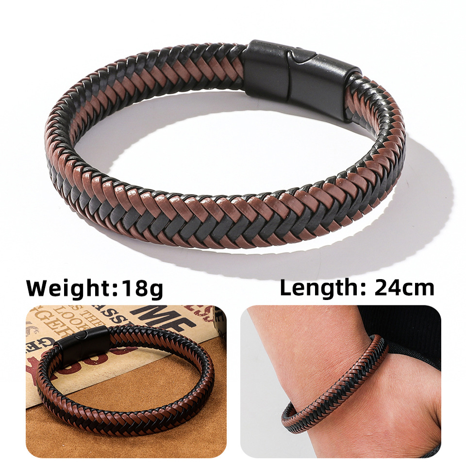 hand-woven bracelet magnetic clasp bracelet simple jewelry