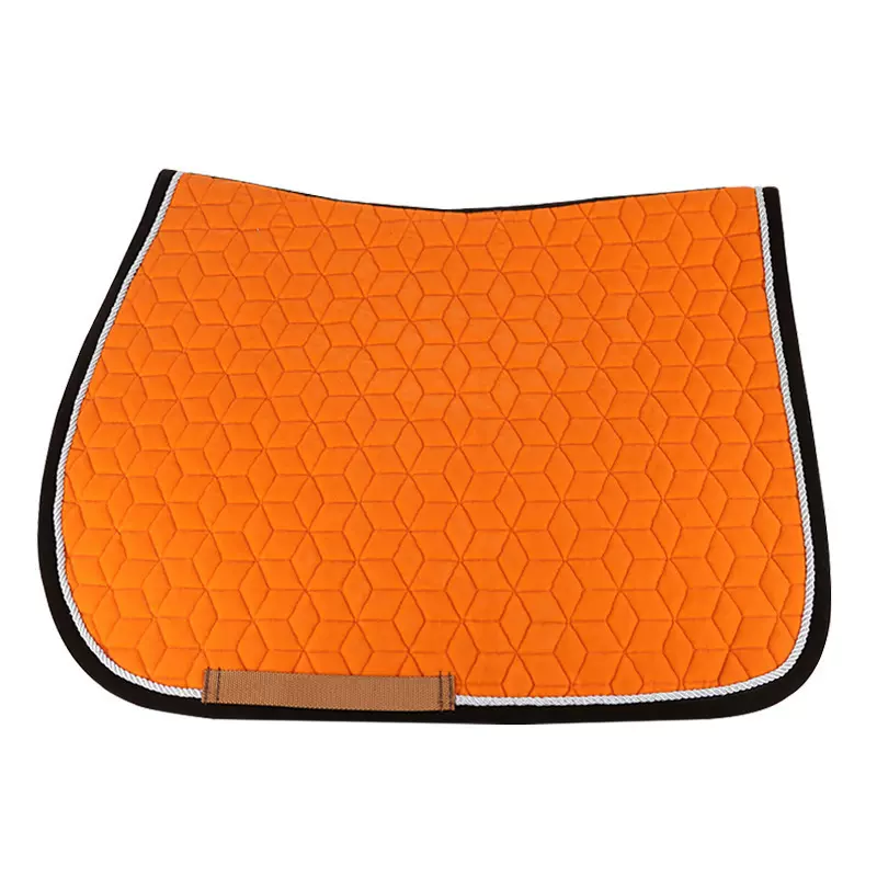厂家生产斜纹绒布马鞍垫汗垫平衡垫自定义专业马术用品马具